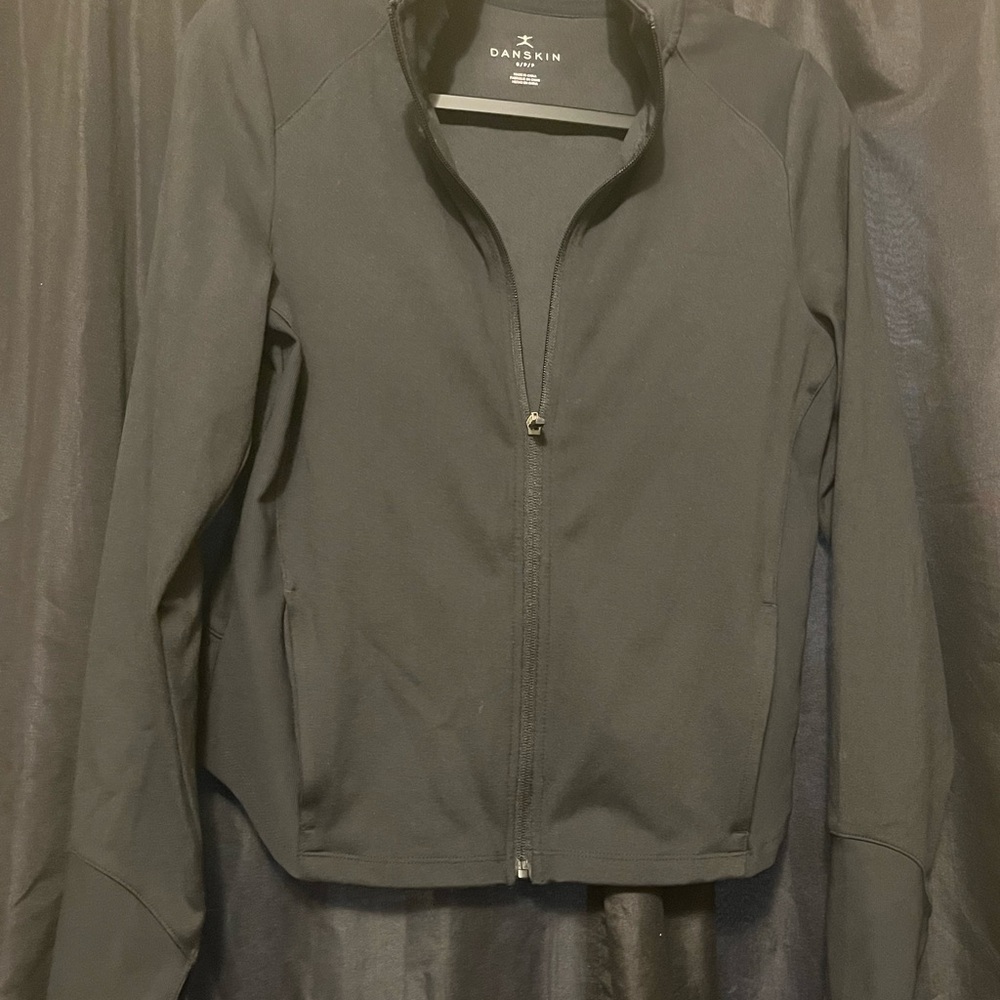 Danskin Women's Sleek Black Bomber Jacket